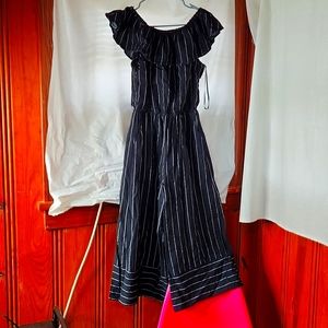 Romper black M fits a small as well. Wore once